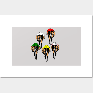 Cyclisme Colores  TDF Posters and Art
